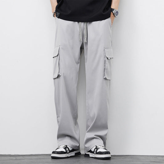 Jeffrey - Straight relaxed cargo sweatpants for men