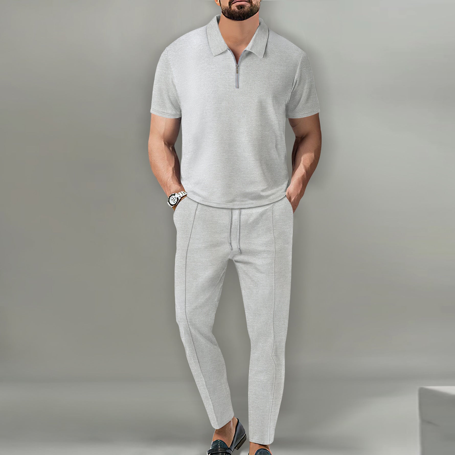 Charles - Ensemble gaufré élégant pour hommes