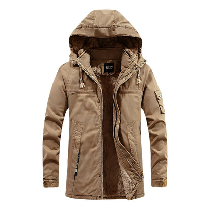 Bryan - Multi-purpose jacket with fleece lining and hood for men