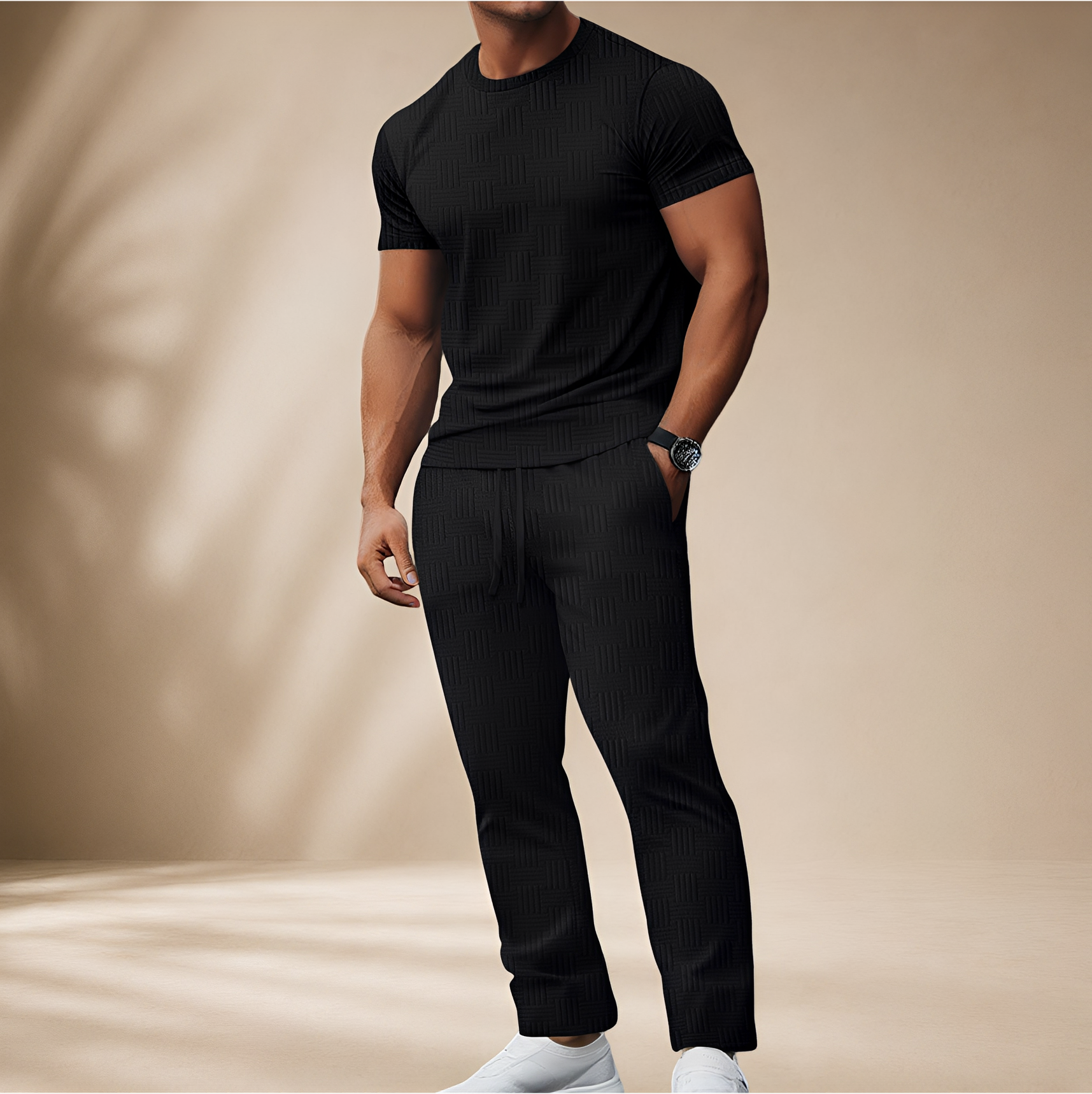 Thomas - Ensemble de T-shirt et Pantalon Élégant