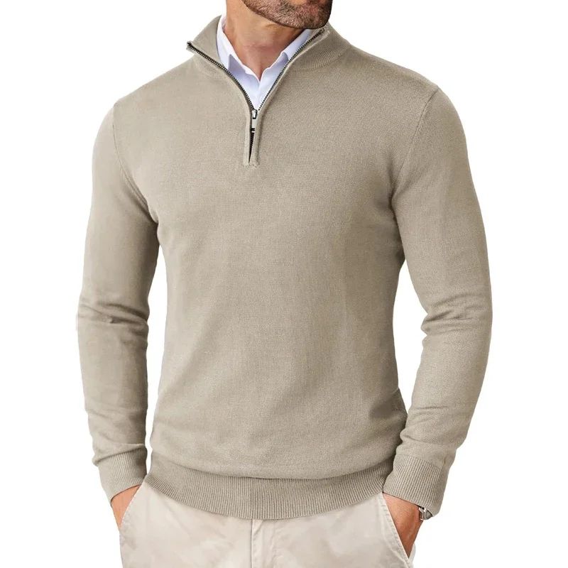 Bowen - Pull moderne zippé pour homme