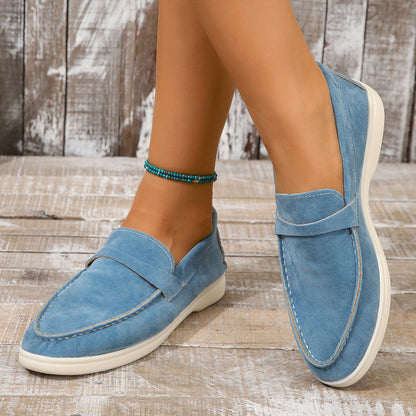 Yasmine - Chaussures en daim classiques pour femmes