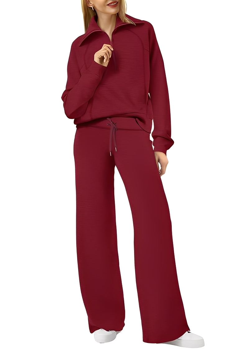 Cécile - Ensemble agréable de pull et pantalon pour femmes