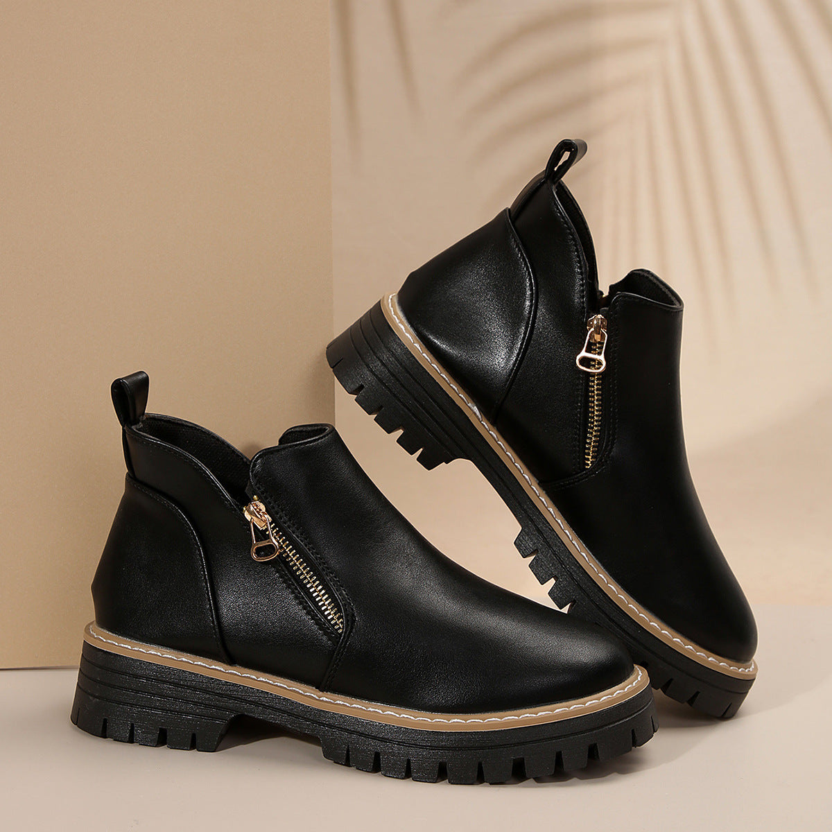 Rowanne - Bottines élégantes avec fermeture éclair pour femmes
