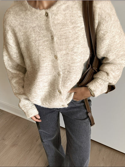 Rowena - Manteau vintage en laine avec boutons pour femmes
