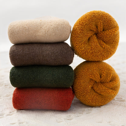 Carmella - Chaussettes chaudes unisexes, épaisses et décontractées