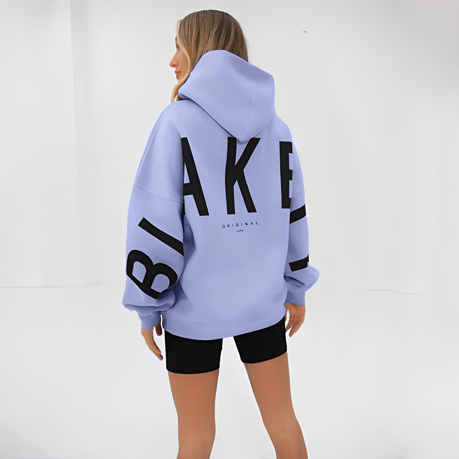 Angeline - Hoodie épais avec motif moderne pour femme