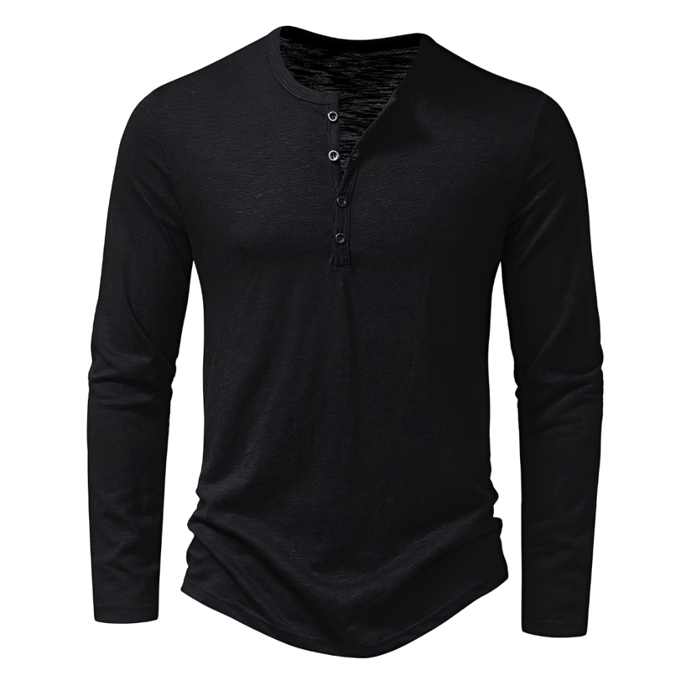 Randall – Chemise casual avec manches longues pour hommes