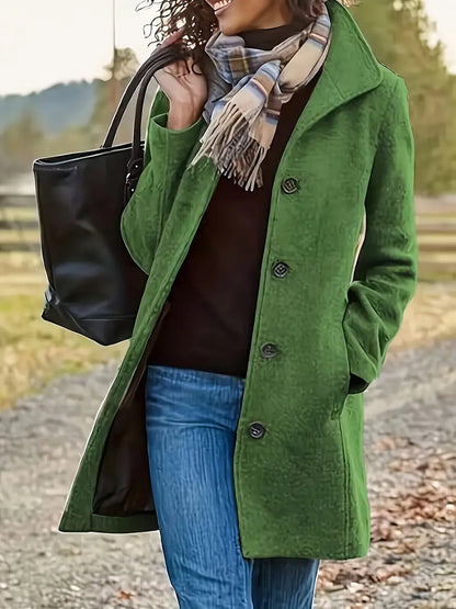 Harper - Manteau en laine mi-long