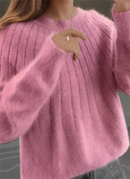 Taimi - Pull en cachemire pour femme : naturellement élégant en couleur fourrure