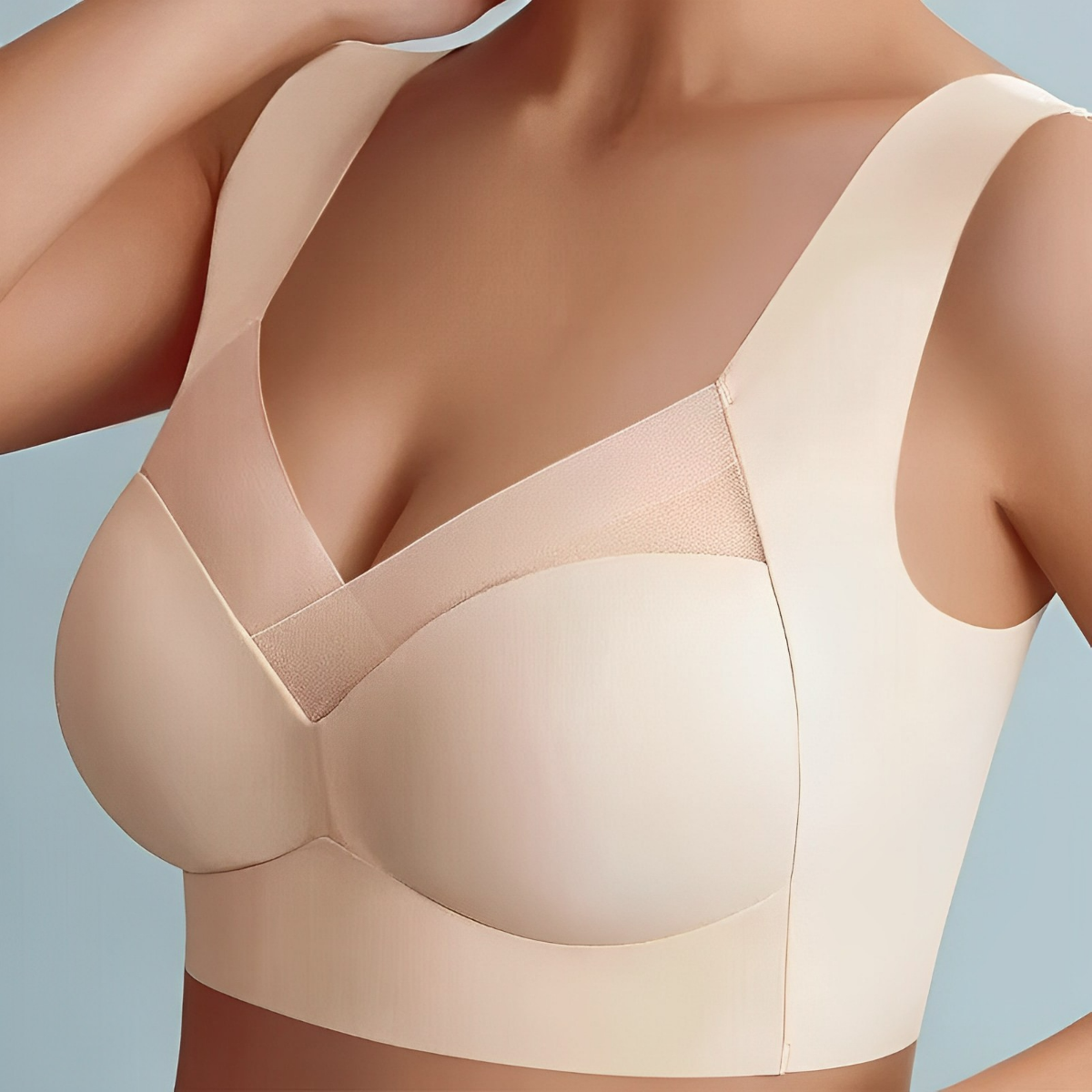 Sigrid - Soutien-gorge sans couture et confortable pour femme, 1+1