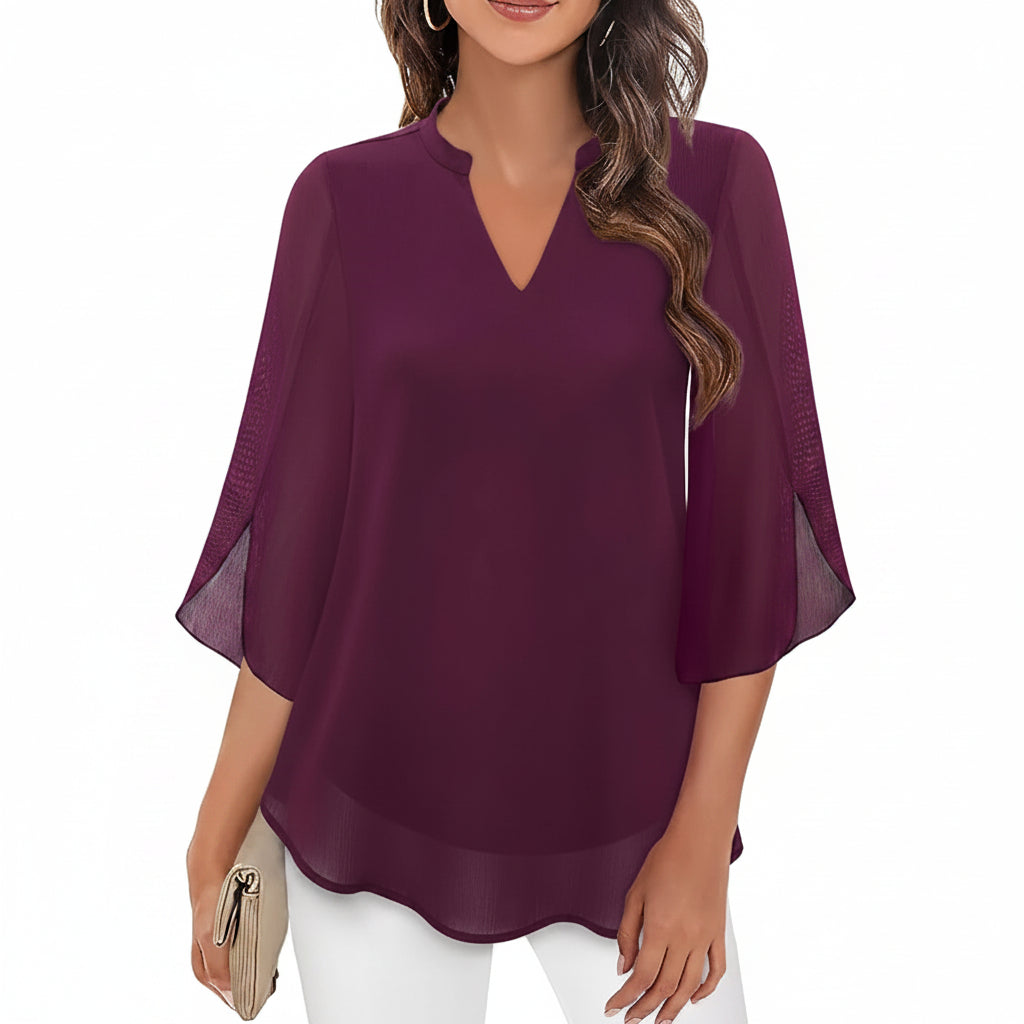 Brianna - Blouse ample avec une silhouette élégante