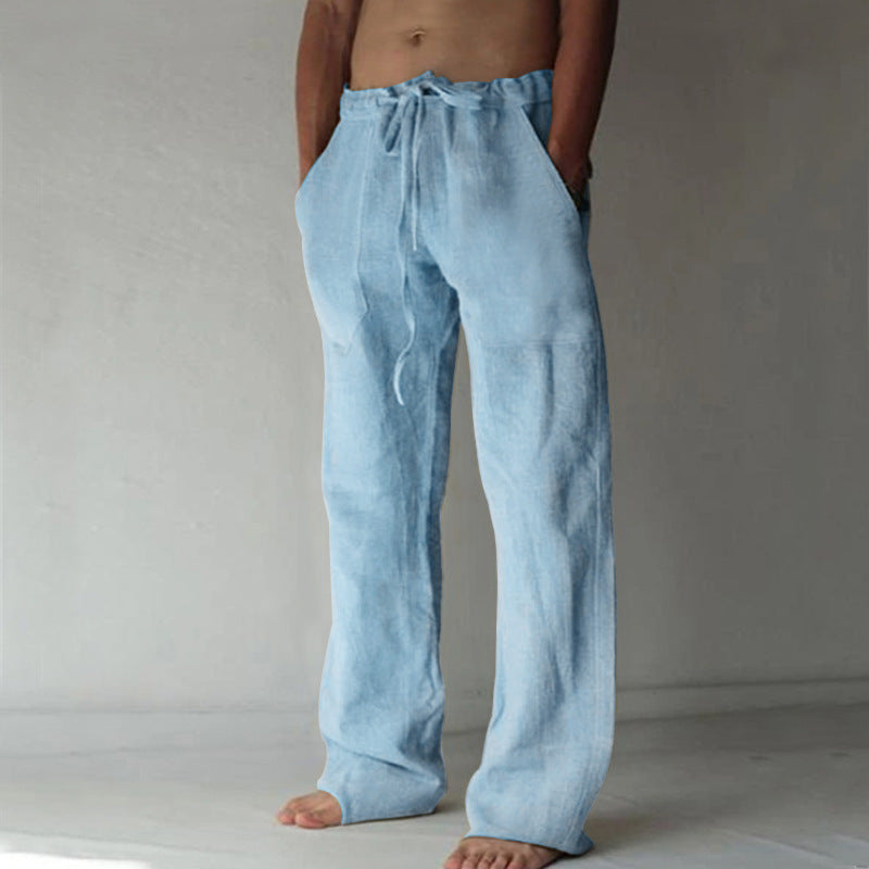 Benjamin - Pantalon décontracté léger et uni pour hommes