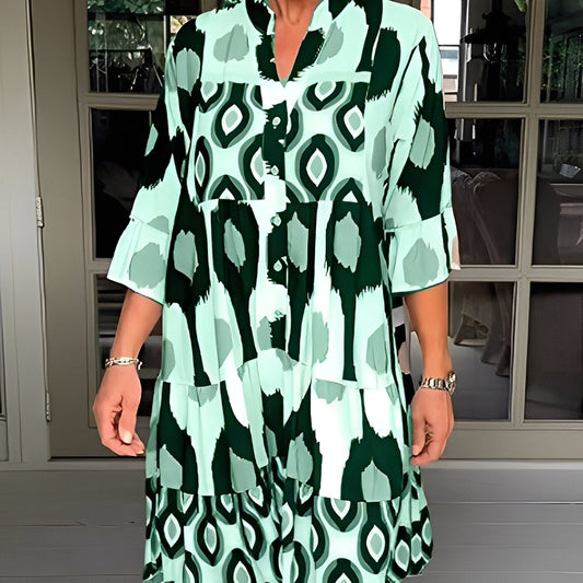 Floriane - Robe ample à motifs pour femme