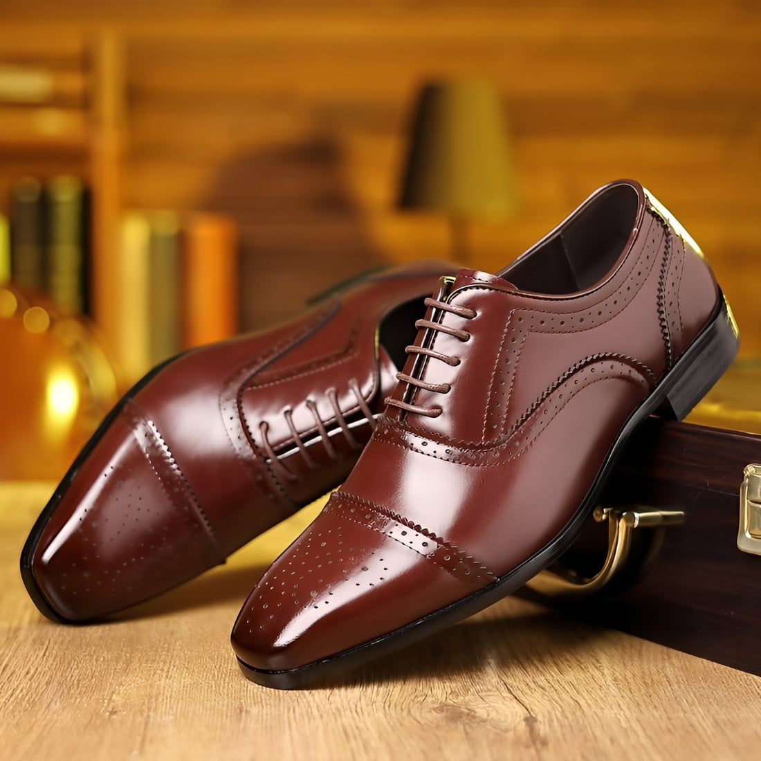 Ronan - Chaussures pointues rétro pour hommes