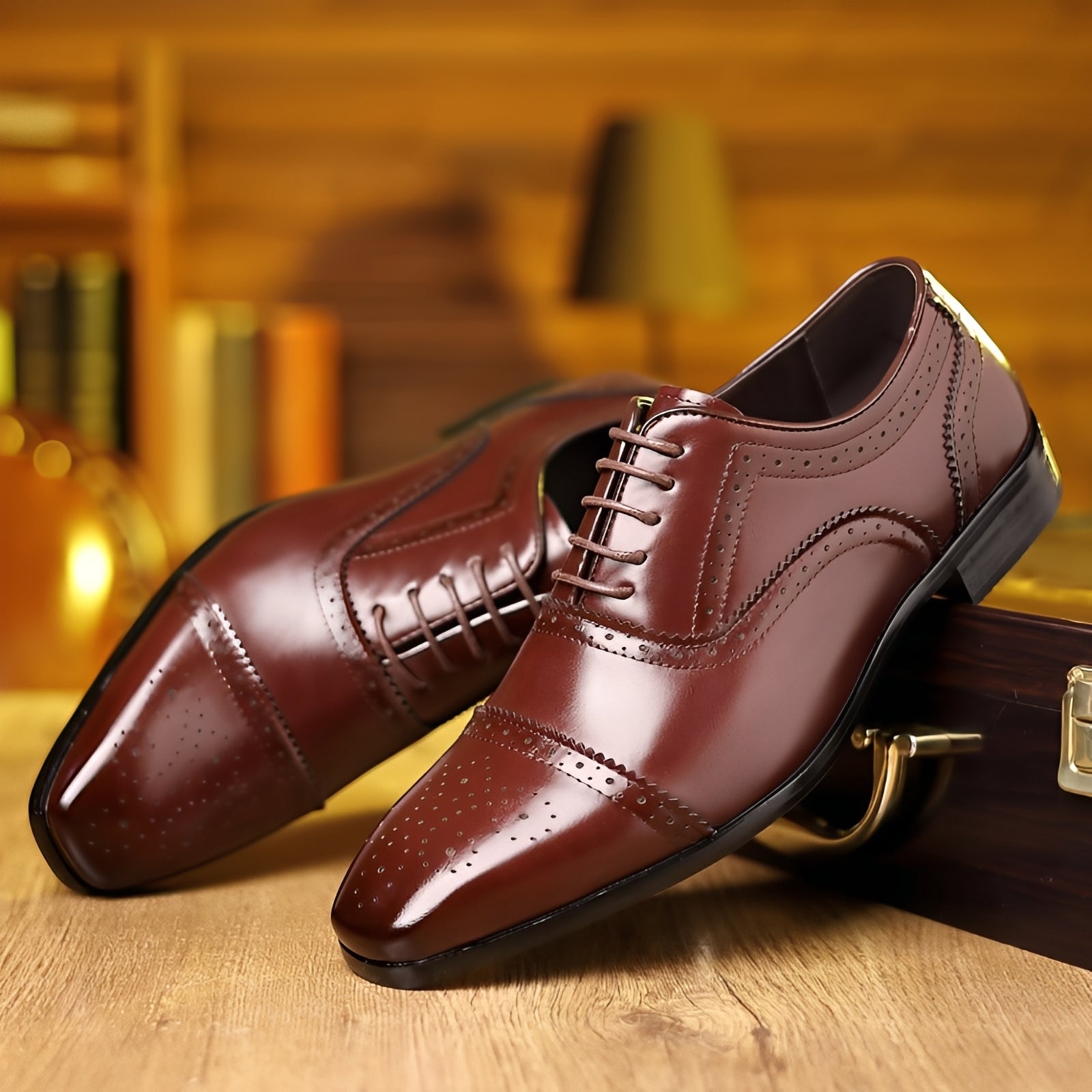 Ronan - Chaussures pointues rétro pour hommes