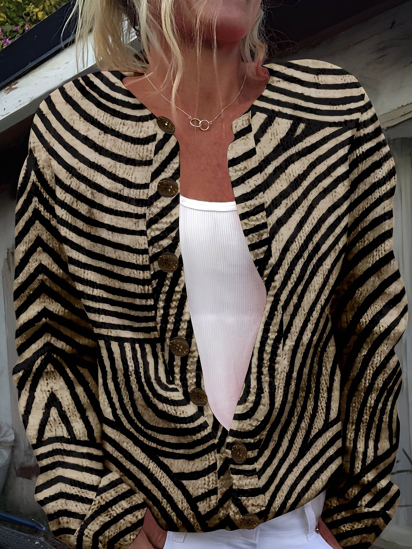 Therese - Cardigan élégant avec boutons pour femmes