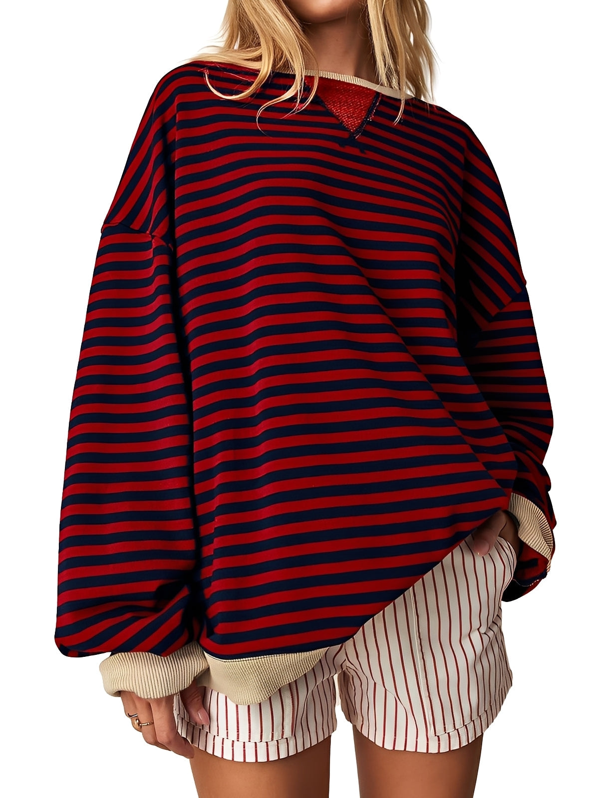 Judith - Elegant striped sweater for women