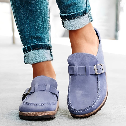 Briana - Sandales confortables à enfiler avec boucle pour femmes