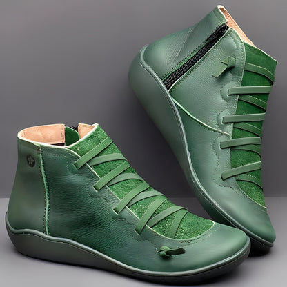 Emma - Chaussures de détente en cuir confortables pour femmes