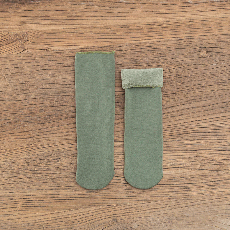 Gloria - Chaussettes en velours chaudes pour femmes pour l'hiver