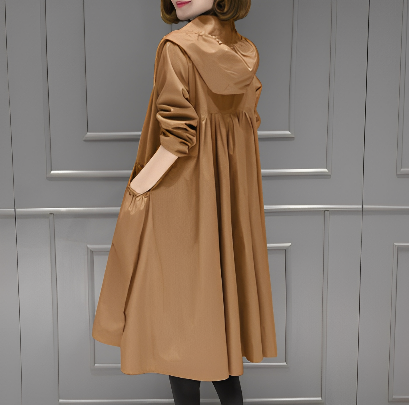 Margarette - Élégant manteau imperméable avec capuche pour femmes