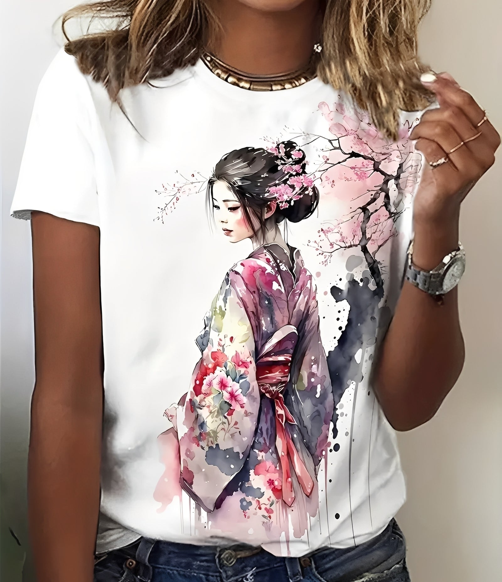 Julia - T-shirt imprimé élégant pour femmes