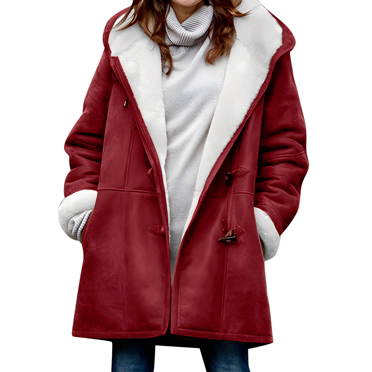 Madilyn - Manteau décontracté et chaud avec capuche