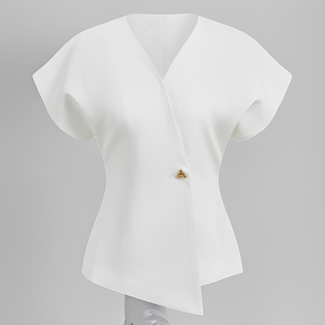 Ariella - Blouse chic à col en V