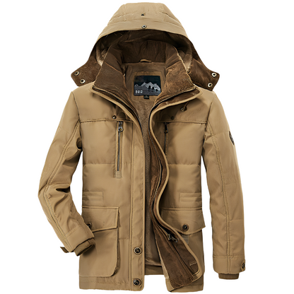 Bruce - Veste à capuche élégante avec doublure chaude pour hommes