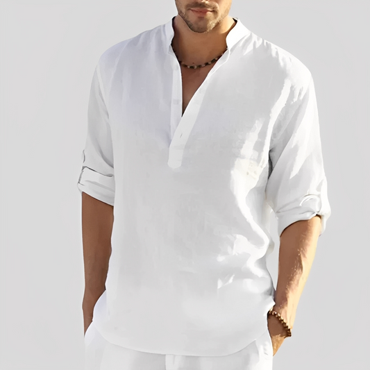 Nardo - Plain summer shirt for men