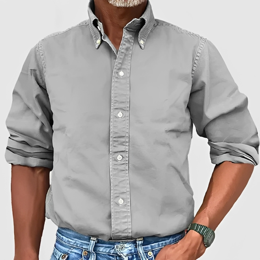 Edmond - Chemise classique pour homme à manches longues