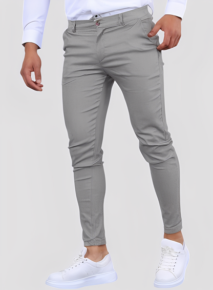 Reynard - Pantalon ajusté formel et souple pour hommes