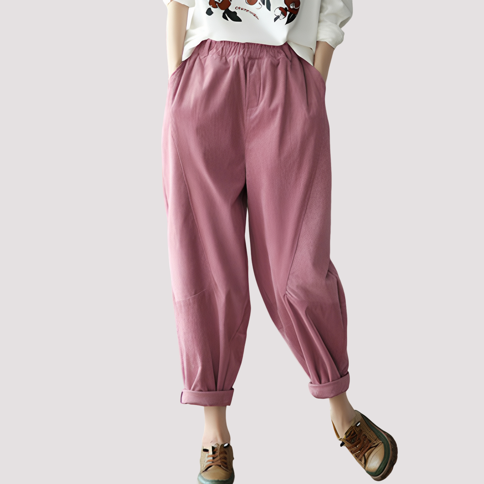 Stella - Pantalon harem décontracté avec taille élastique pour femmes