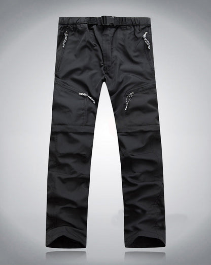 Derryl - Pantalon pratique élastique Zip-Off pour hommes