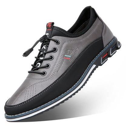 Aaron - Chaussures pour hommes en cuir antidérapant