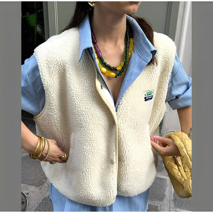 Bénédicte - Comfortable fleece vest for women