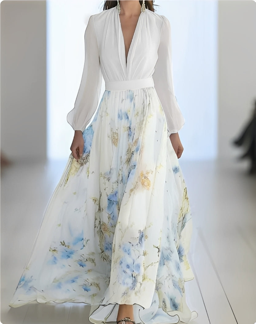 Jane - Robe élégante avec motif floral pour femmes