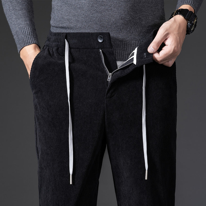 Zack - Casual corduroy trousers for men