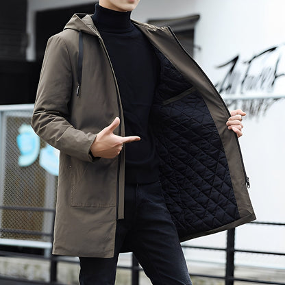 Derren - Veste légère et décontractée à capuche pour homme