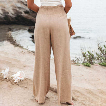 Reina – Pantalon léger avec imprimé tropical