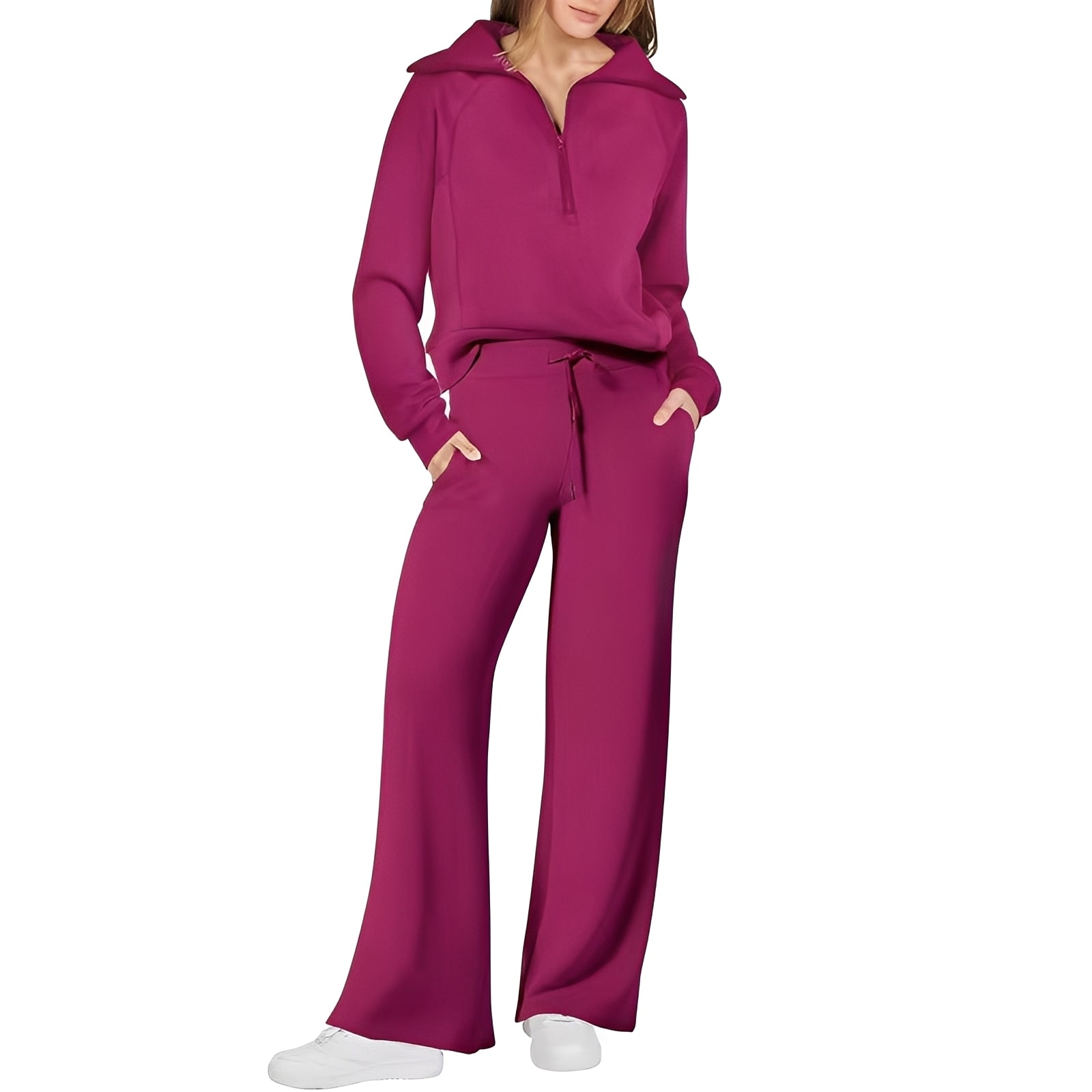 Cécile - Ensemble agréable de pull et pantalon pour femmes