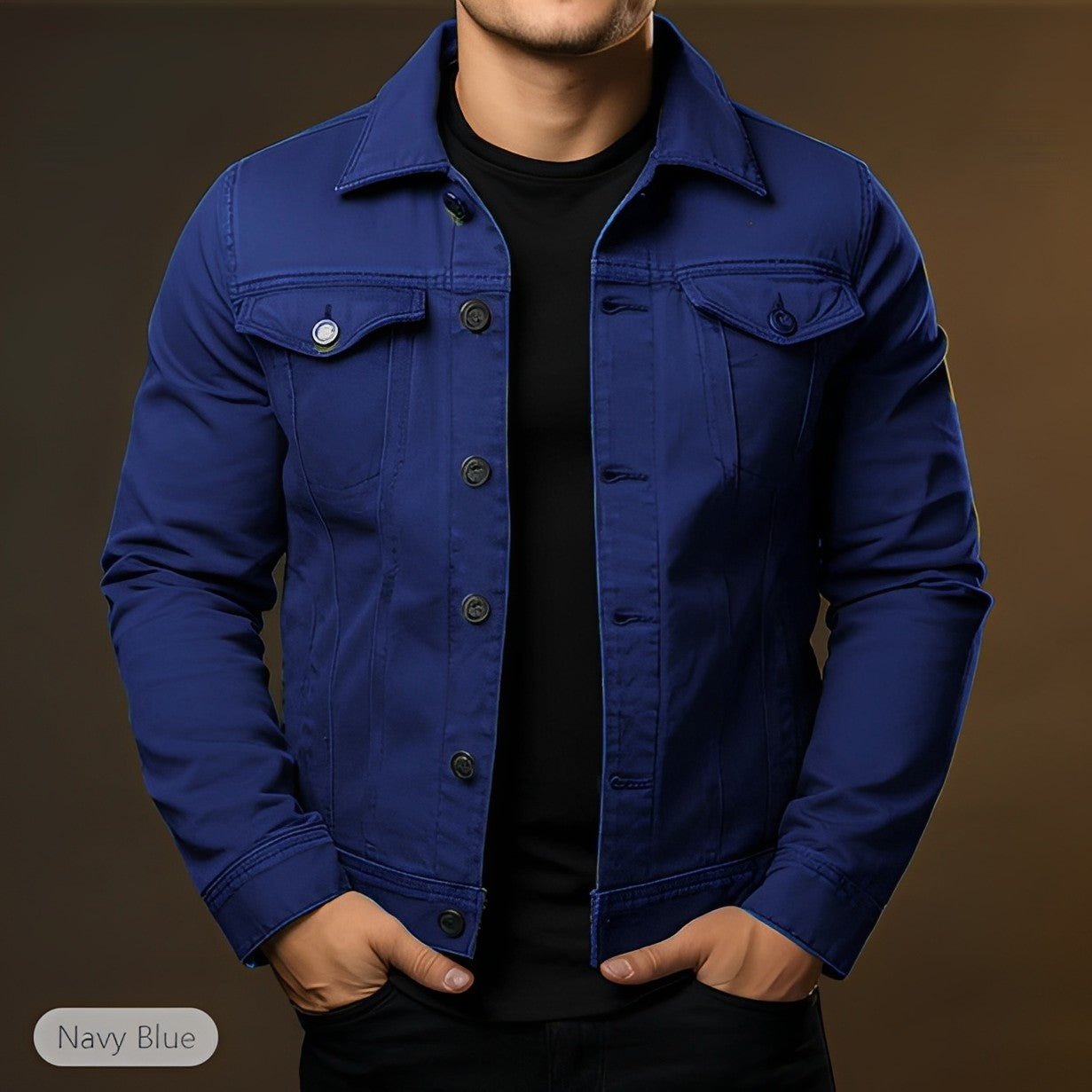 Leroy - Veste en jean stylée pour hommes
