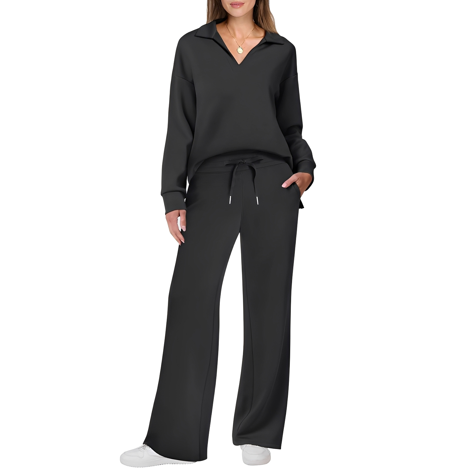 Justina - Ensemble décontracté pull et pantalon pour femmes
