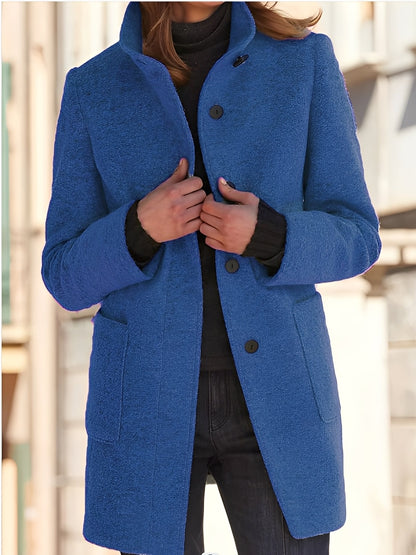 Julissa - Warm winter coat with pocket for women