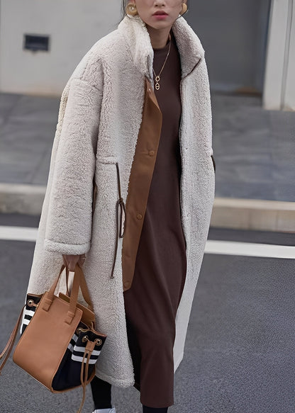Noelene - Manteau chaud en laine ample pour dames