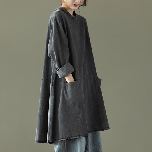 Julie - Robe en jean longue et ample pour femmes