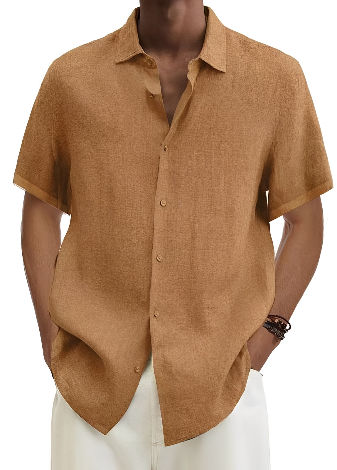 Richard - Chemise décontractée à boutons pour hommes
