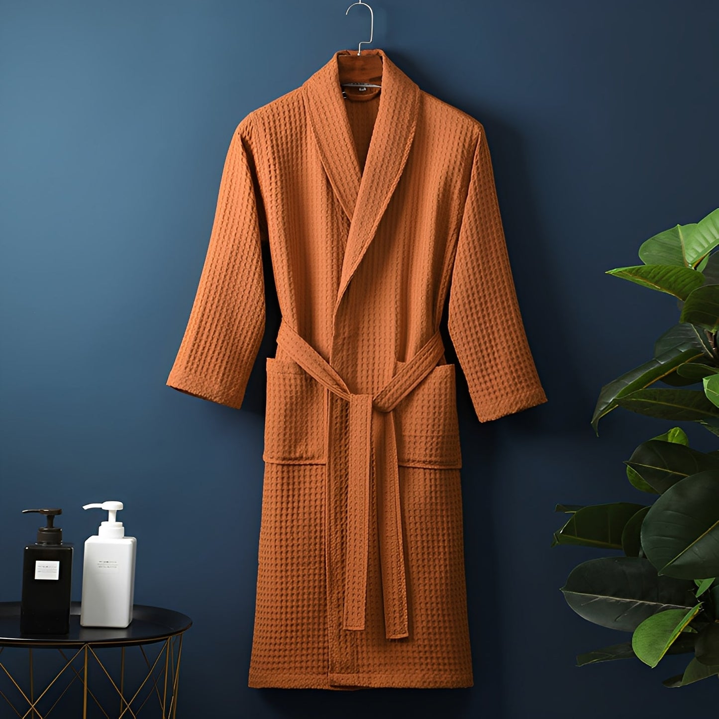 Dunstan - Robe de chambre en coton détendu pour hommes