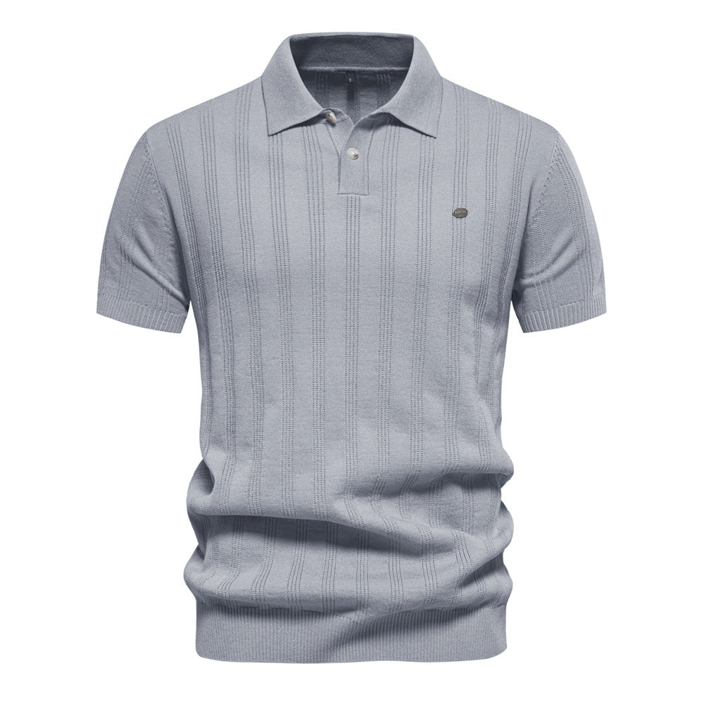 Paxton - Polo en laine mérinos pour hommes, style décontracté